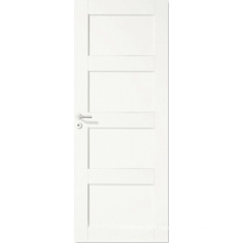 4 Panel MDF Solid Doors Exterior White Entry Door